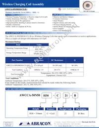 AWCCA-50N50H30-C21-B Datasheet Cover