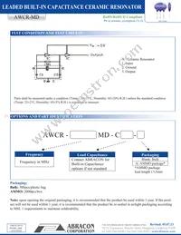 AWCR-8.00MD Datasheet Page 2