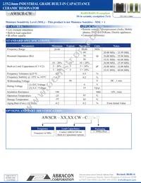 AWSCR-30.00CW-T Datasheet Cover