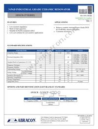 AWSCR-8.00CP-T4 Datasheet Cover