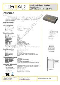AWSP100-5 Datasheet Cover