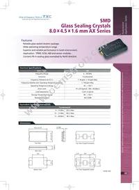 AX-28.636360-MAHV-T Datasheet Cover