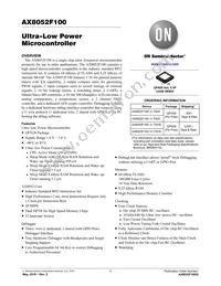 AX8052F100-2-TW30 Datasheet Cover