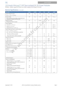 AXA003A0X4-SRZ Datasheet Page 3