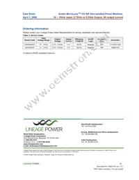 AXA005A0X Datasheet Page 19