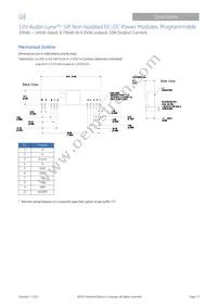 AXA010A0X3 Datasheet Page 17