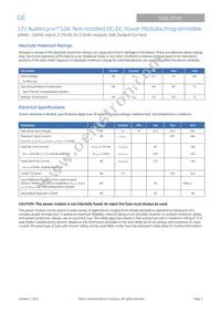 AXA010A0Y93-SRZ Datasheet Page 2