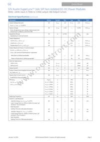 AXA016A0X3-SR Datasheet Page 3