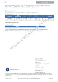 AXA016A0X3-SR Datasheet Page 19
