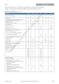 AXH003A0X4 Datasheet Page 3