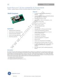 AXH005A0X-SR Datasheet Cover