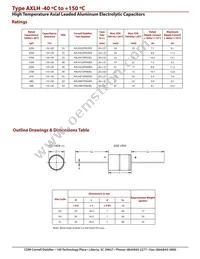 AXLH272P040EL Datasheet Page 3