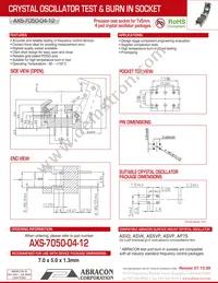 AXS-7050-04-12 Datasheet Cover