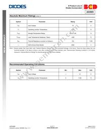 AZ2085D-ADJTRG1 Datasheet Page 4