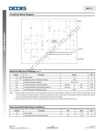 AZ2117H-ADJTRG1 Datasheet Page 2