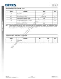 AZ2185D-ADJTRG1 Datasheet Page 3