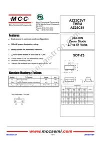 AZ23C7V5-TP Datasheet Cover