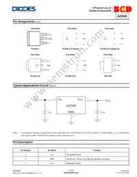 AZ2940S-5.0TRG1 Datasheet Page 2