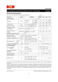 AZ34063CMTR-G1 Datasheet Page 5