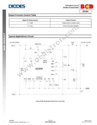 AZ494CMTR-G1 Datasheet Page 2