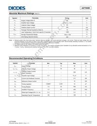 AZ7500BUMTR-E1 Datasheet Page 3
