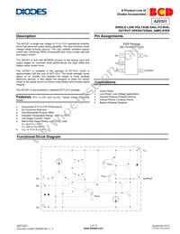 AZV321KTR-E1 Datasheet Cover
