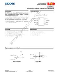 AZV393MMTR-E1 Datasheet Cover