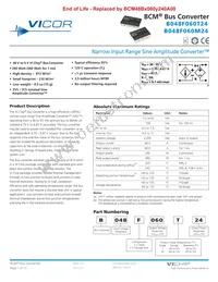 B048T060T24 Datasheet Cover