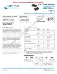 B048T240M30 Datasheet Cover