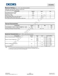 B0540WQ-7-F Datasheet Page 2