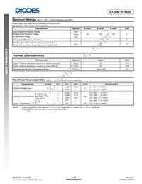 B120AF-13 Datasheet Page 2