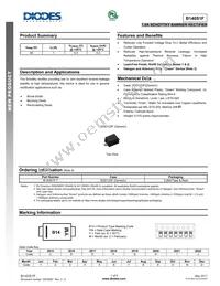 B140S1F-7 Datasheet Cover