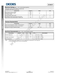 B140S1F-7 Datasheet Page 2