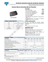 B150-E3/5AT Datasheet Cover