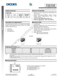 B150BE-13 Datasheet Cover