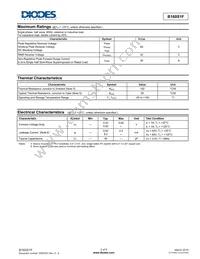 B160S1F-7 Datasheet Page 2