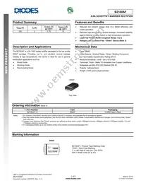 B2100AF-13 Datasheet Cover