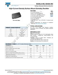 B230LA-M3/61T Datasheet Cover