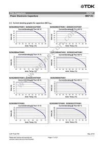 B25620C1706K981 Datasheet Page 17