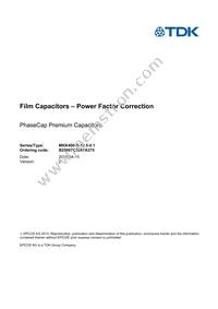 B25667C3247A375 Datasheet Cover