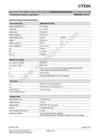 B25667C3497A375 Datasheet Page 3