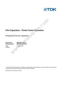 B25667C4497A375 Datasheet Cover