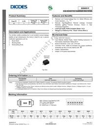 B260S1F-7 Datasheet Cover