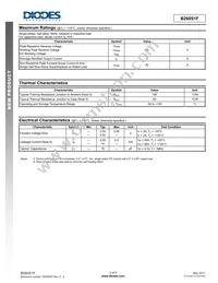 B260S1F-7 Datasheet Page 2