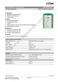 B32320I2656J011 Datasheet Page 2