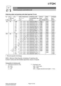 B32520C3223K289 Datasheet Page 18