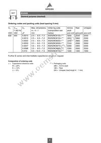 B32529C5684J Datasheet Page 8