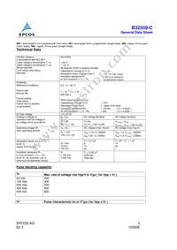 B32559C3823K000 Datasheet Page 3