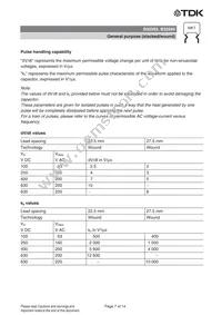 B32594C8334J008 Datasheet Page 7