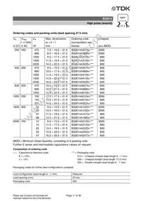 B32613A4154J008 Datasheet Page 22